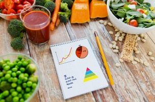 Journal des légumes et des aliments pour perdre du poids