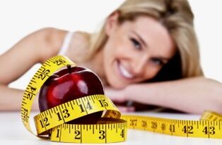 pommes et centimètres pour perdre du poids