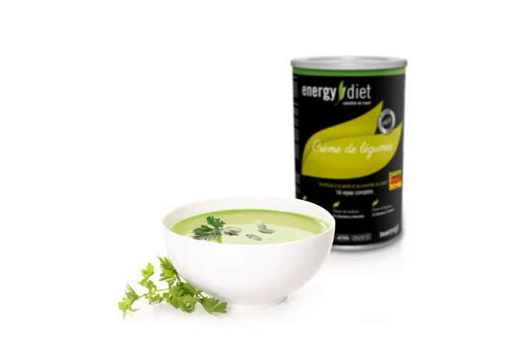 Soupe aux légumes pour régime énergétique