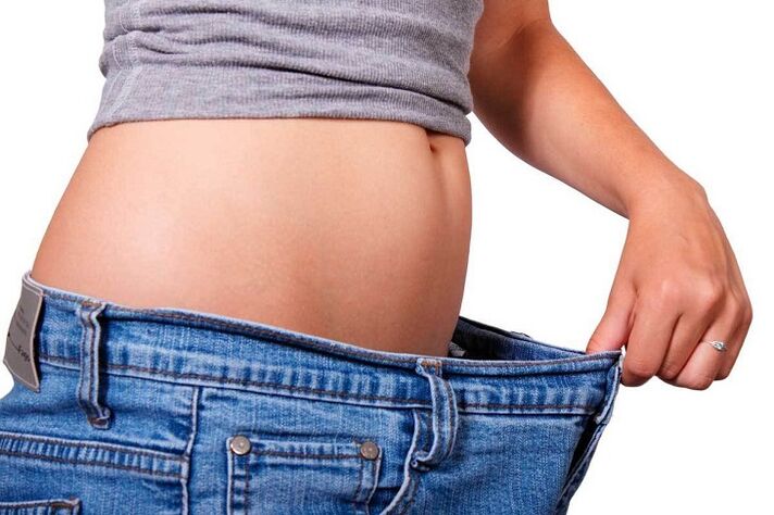 Tour de taille réduit en raison de la perte de poids