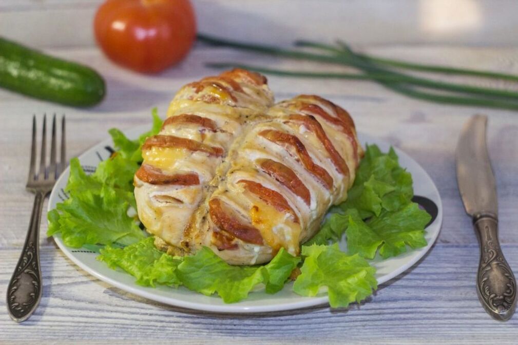 poitrine de poulet dans un régime protéiné